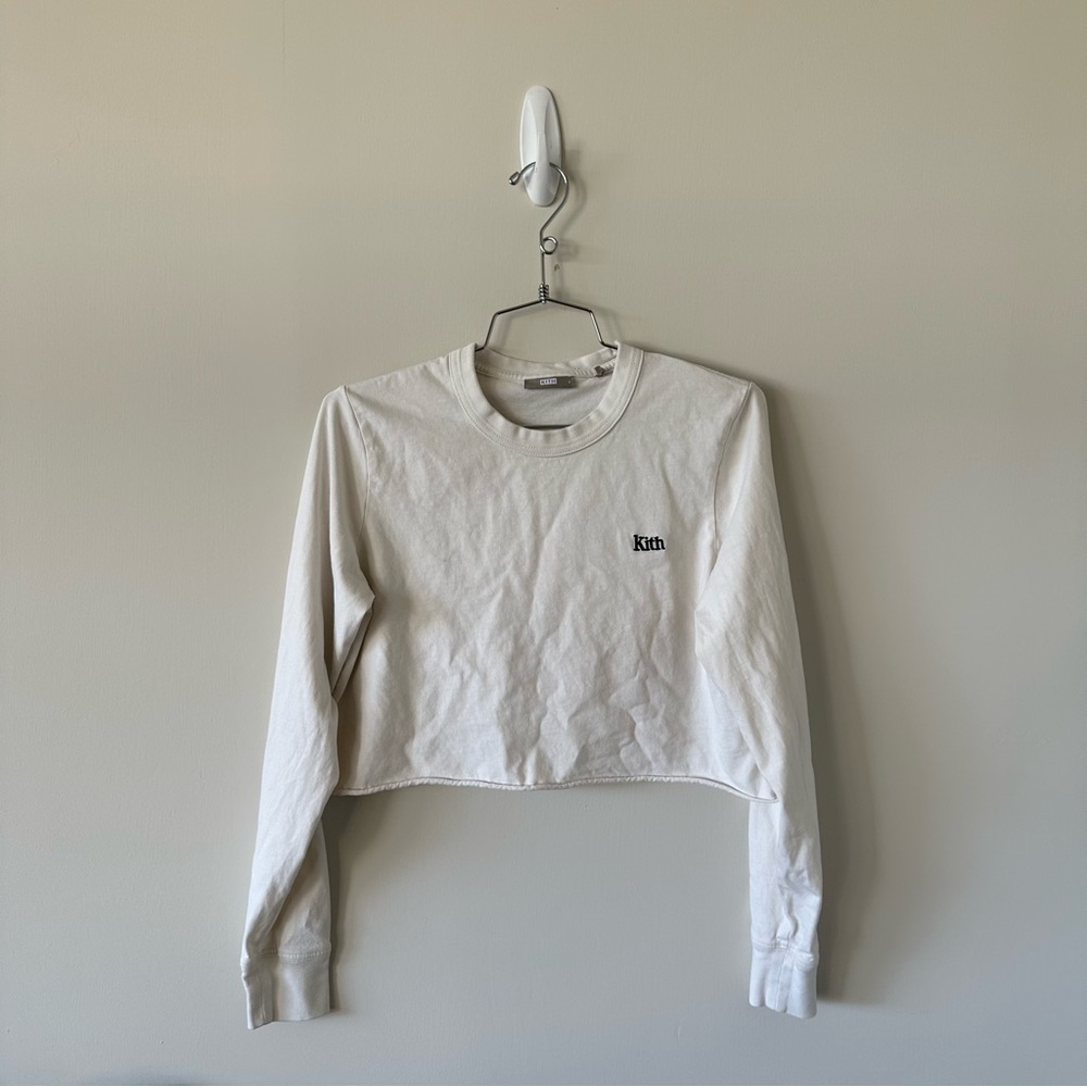 Kith Long Sleeve Cropped Tee Size S